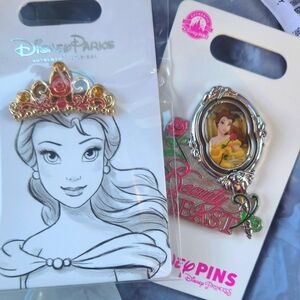 Disney Belle pin set